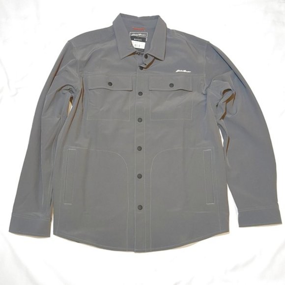 Eddie Bauer Men's LS Swift Myth Thermal Shirt Large Gray NWT - Picture 1 of 7